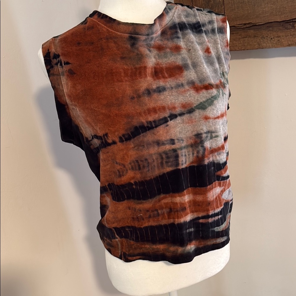 Tie-Dye Sleeveless Top - Multicolor